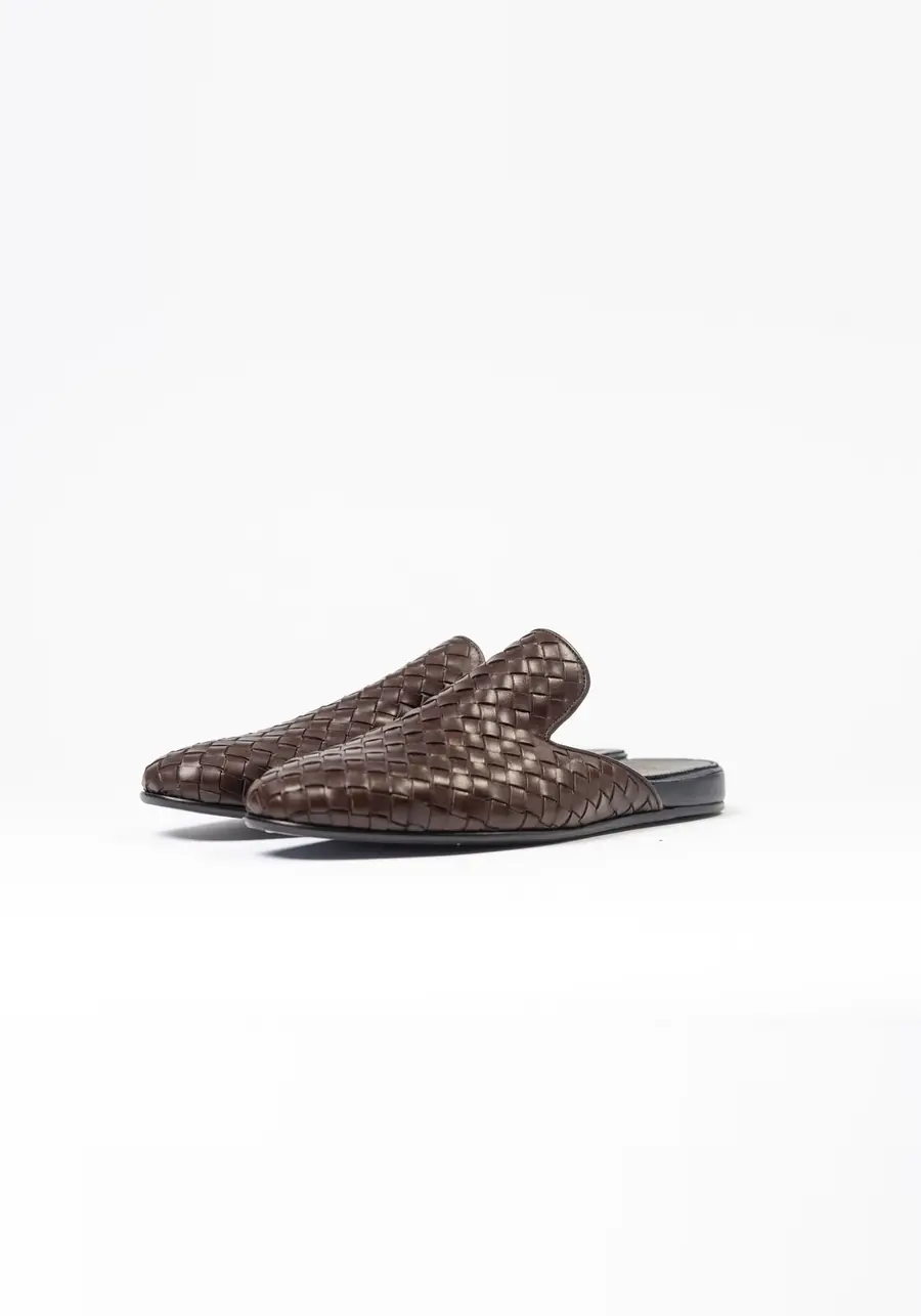 Woven Basket Half Shoe